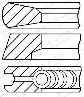 KLIPNI PRSTENOVI - GOETZE ENGINE - 08-136000-00