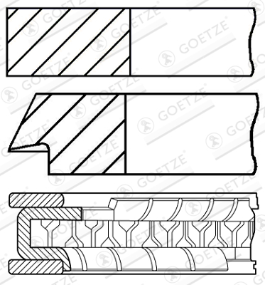 KLIPNI PRSTENOVI - GOETZE ENGINE - 08-137200-00