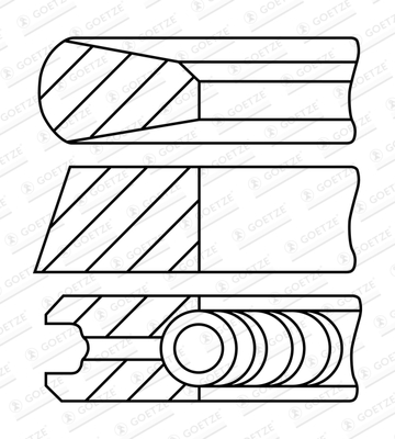 KLIPNI PRSTENOVI - GOETZE ENGINE - 08-445200-10
