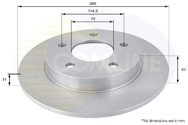 Slika COMLINE - ADC0448 - Kočioni disk (Kočioni uređaj)