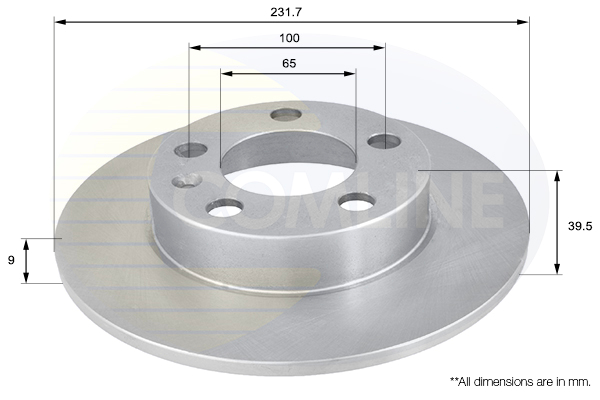 Slika COMLINE - ADC1414 - Kočioni disk (Kočioni uređaj)