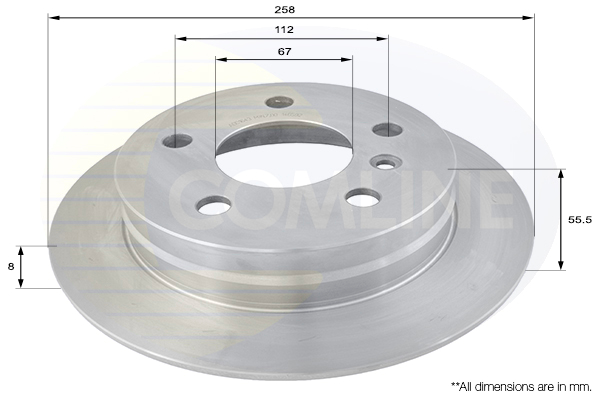 Slika COMLINE - ADC1643 - Kočioni disk (Kočioni uređaj)