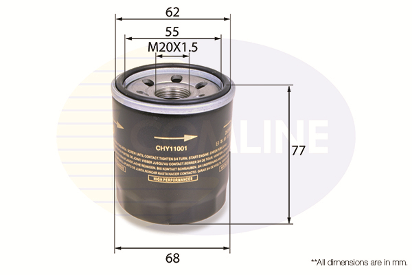 COMLINE - CHY11001 - Filter za ulje (Podmazivanje)