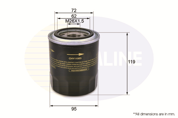 COMLINE - CHY11003 - Filter za ulje (Podmazivanje)