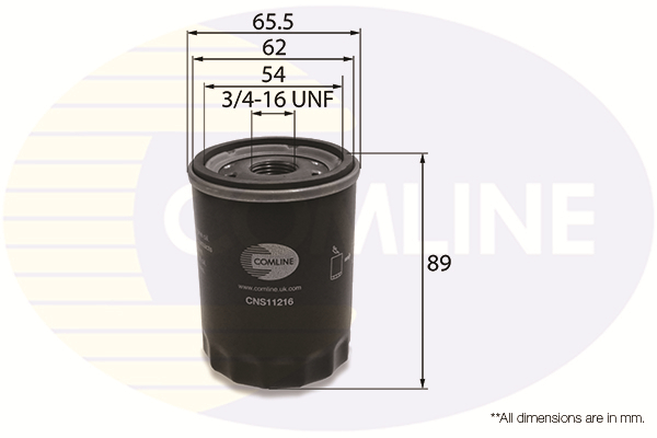 Slika COMLINE - CNS11216 - Filter za ulje (Podmazivanje)