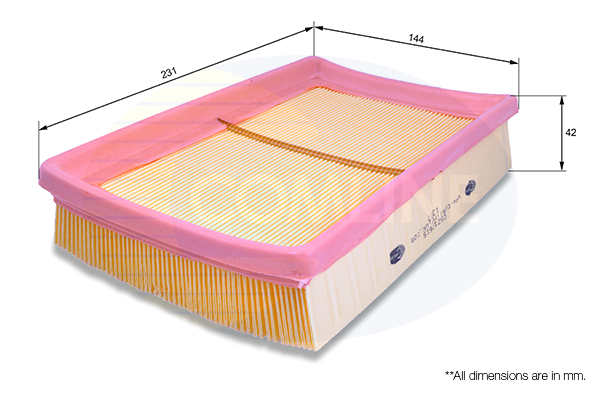 Slika COMLINE - CSZ12615 - Filter za vazduh (Sistem za dovod vazduha)