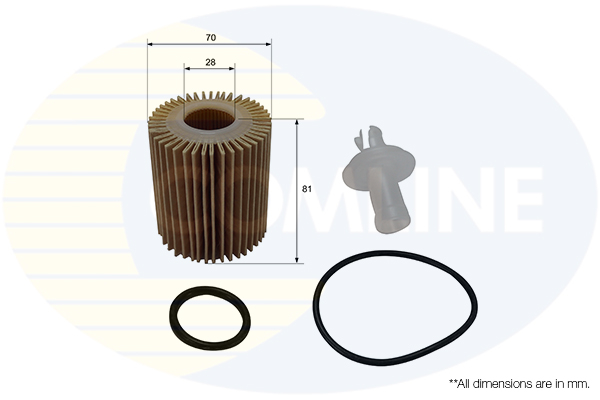 COMLINE - CTY11172 - Filter za ulje (Podmazivanje)