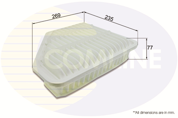 Slika COMLINE - CTY12187 - Filter za vazduh (Sistem za dovod vazduha)