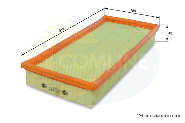 Slika COMLINE - CTY12199 - Filter za vazduh (Sistem za dovod vazduha)