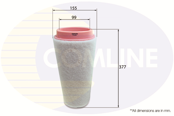 Slika COMLINE - EAF078 - Filter za vazduh (Sistem za dovod vazduha)