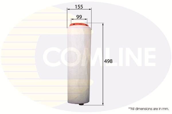 Slika COMLINE - EAF079 - Filter za vazduh (Sistem za dovod vazduha)