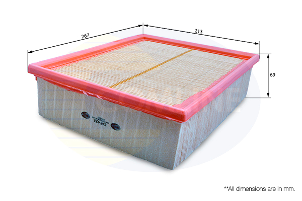 Slika COMLINE - EAF422 - Filter za vazduh (Sistem za dovod vazduha)