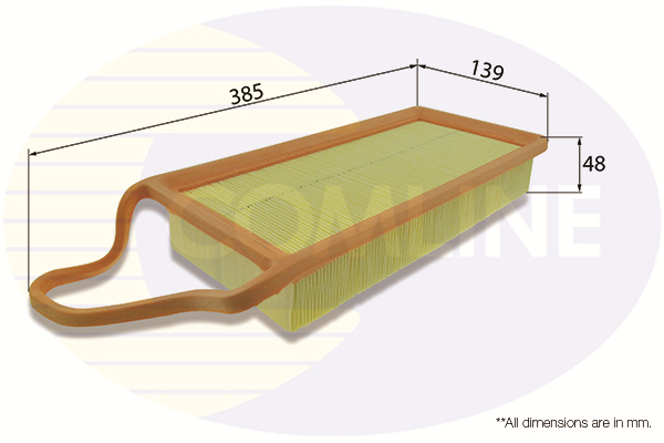 Slika COMLINE - EAF444 - Filter za vazduh (Sistem za dovod vazduha)