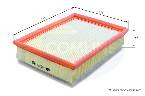 COMLINE - EAF485 - Filter za vazduh (Sistem za dovod vazduha)