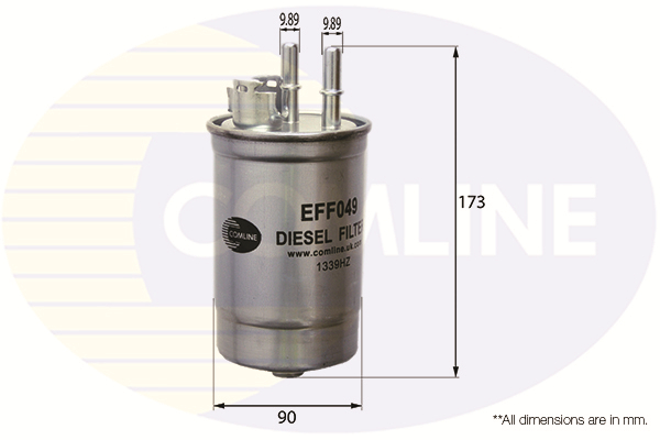 COMLINE - EFF049 - Filter za gorivo (Sistem za dovod goriva)