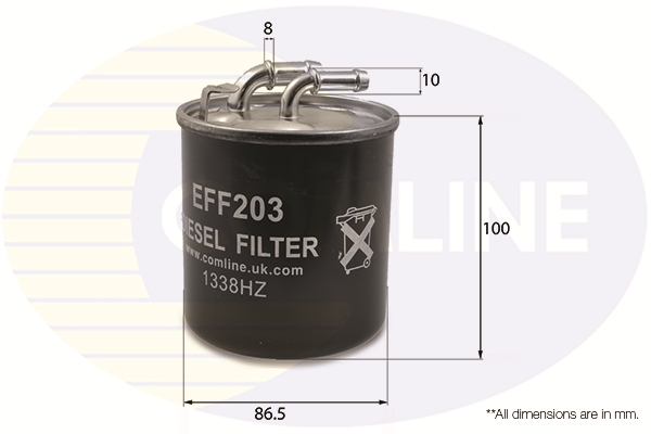 COMLINE - EFF203 - Filter za gorivo (Sistem za dovod goriva)