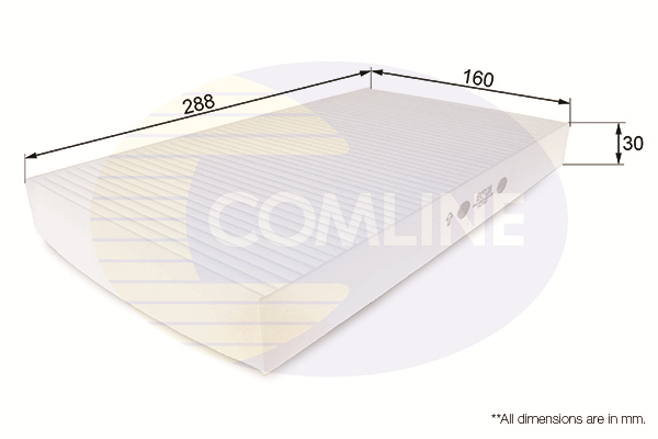 COMLINE - EKF120 - Filter, vazduh unutrašnjeg prostora (Grejanje/ventilacija)