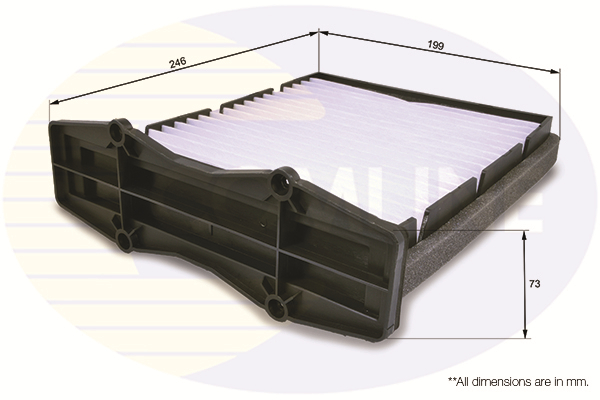 COMLINE - EKF153 - Filter, vazduh unutrašnjeg prostora (Grejanje/ventilacija)