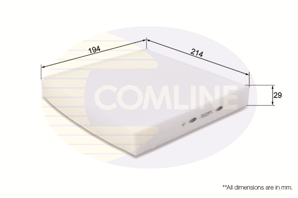 COMLINE - EKF185 - Filter, vazduh unutrašnjeg prostora (Grejanje/ventilacija)