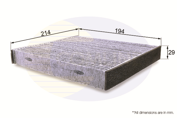 COMLINE - EKF185A - Filter, vazduh unutrašnjeg prostora (Grejanje/ventilacija)