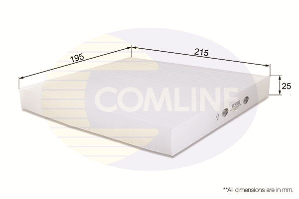 Slika COMLINE - EKF188 - Filter, vazduh unutrašnjeg prostora (Grejanje/ventilacija)