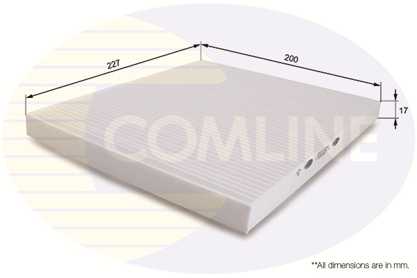 COMLINE - EKF204 - Filter, vazduh unutrašnjeg prostora (Grejanje/ventilacija)