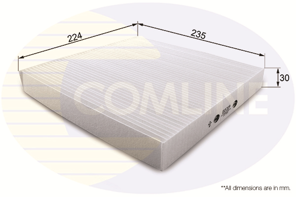 COMLINE - EKF209 - Filter, vazduh unutrašnjeg prostora (Grejanje/ventilacija)