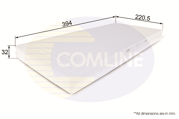 Slika COMLINE - EKF250 - Filter, vazduh unutrašnjeg prostora (Grejanje/ventilacija)