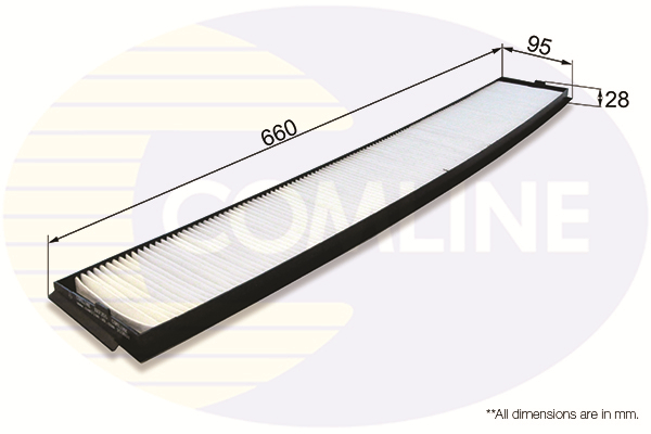 COMLINE - EKF255 - Filter, vazduh unutrašnjeg prostora (Grejanje/ventilacija)