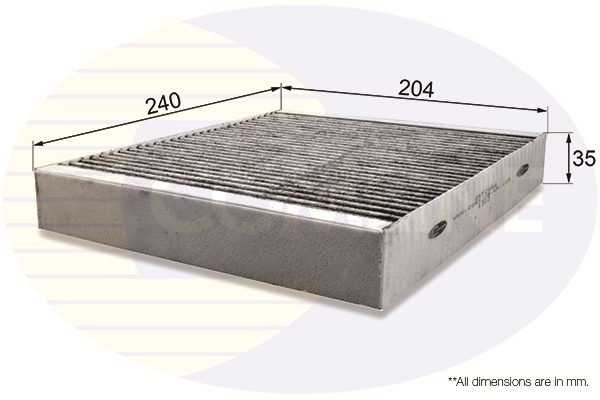 Slika COMLINE - EKF295A - Filter, vazduh unutrašnjeg prostora (Grejanje/ventilacija)