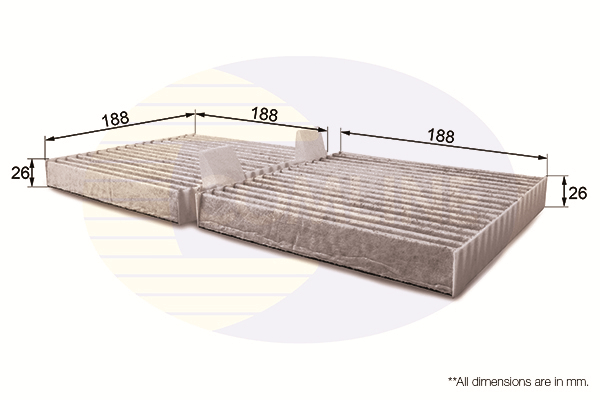 COMLINE - EKF319A - Filter, vazduh unutrašnjeg prostora (Grejanje/ventilacija)