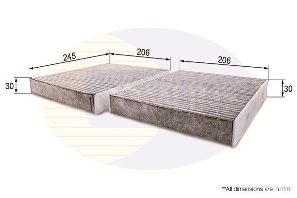 COMLINE - EKF320A - Filter, vazduh unutrašnjeg prostora (Grejanje/ventilacija)