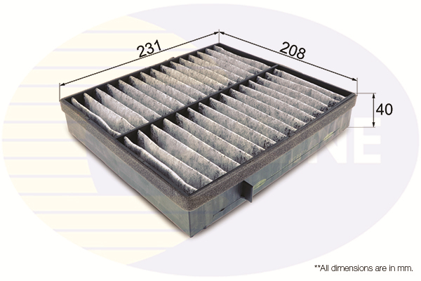 COMLINE - EKF347A - Filter, vazduh unutrašnjeg prostora (Grejanje/ventilacija)