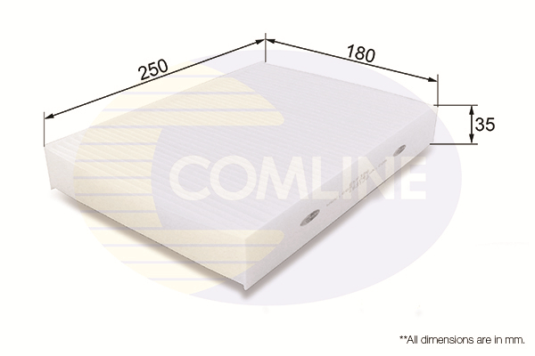 Slika COMLINE - EKF386 - Filter, vazduh unutrašnjeg prostora (Grejanje/ventilacija)