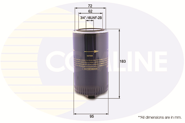 COMLINE - EOF054 - Filter za ulje (Podmazivanje)