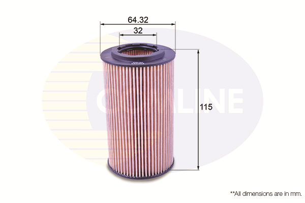 COMLINE - EOF092 - Filter za ulje (Podmazivanje)