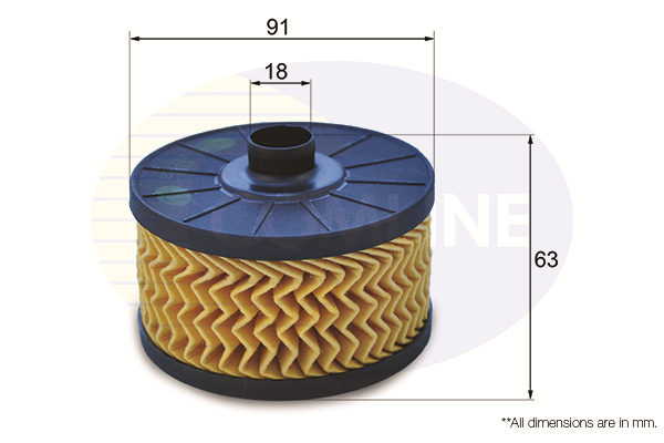 Slika COMLINE - EOF262 - Filter za ulje (Podmazivanje)