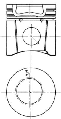 Picture of Piston - KOLBENSCHMIDT - 94900600