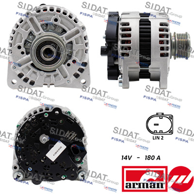 Picture of FISPA - A12BH0187AS - Alternator, starter (Alternator, starter)