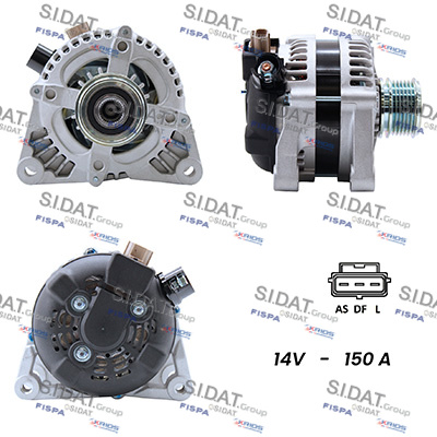 Picture of FISPA - A12DE0006A2 - Alternator, starter (Alternator, starter)