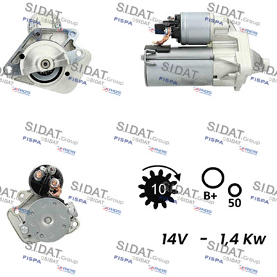 Picture of FISPA - S12VA0012A2 - Starter (Starter System)