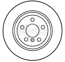 Picture of BORG & BECK - BBD6040S - Brake Disc (Braking System)