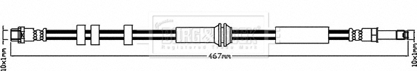 Picture of BORG & BECK - BBH8398 - Brake Hose (Brake System)