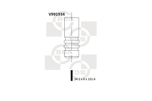 Picture of BGA - V991934 - Outlet valve (Engine Timing)