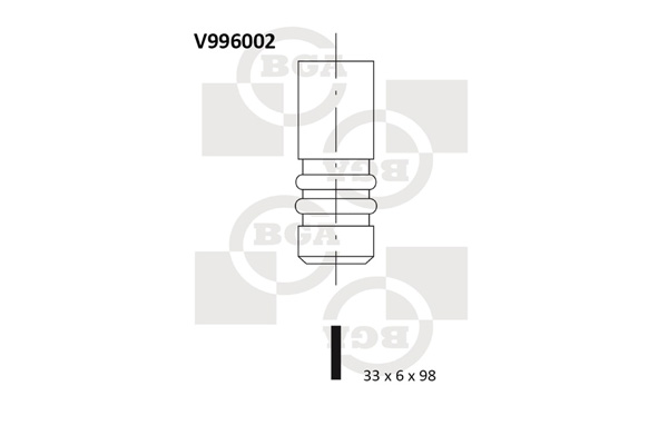 Picture of BGA - V996002 - Inlet Valve (Engine Timing)