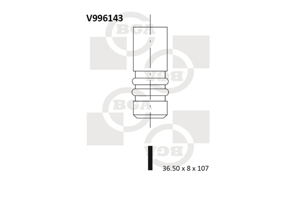 Picture of BGA - V996143 - Inlet Valve (Engine Timing)