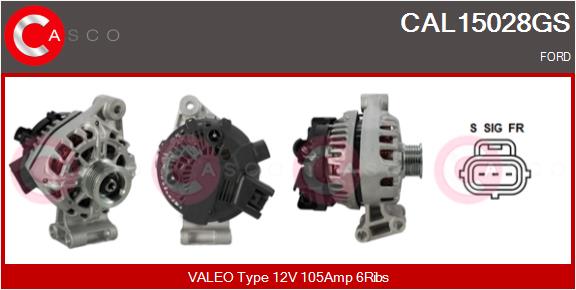 Picture of Alternator - CASCO - CAL15028GS