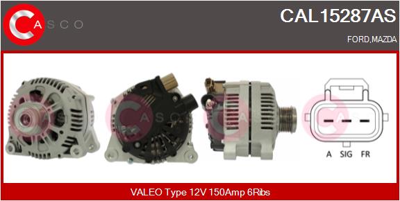 Picture of Alternator - CASCO - CAL15287AS