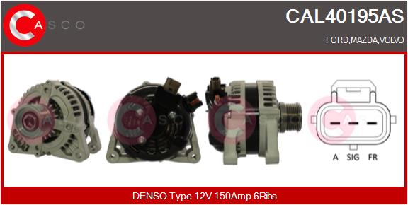 Picture of Alternator - CASCO - CAL40195AS