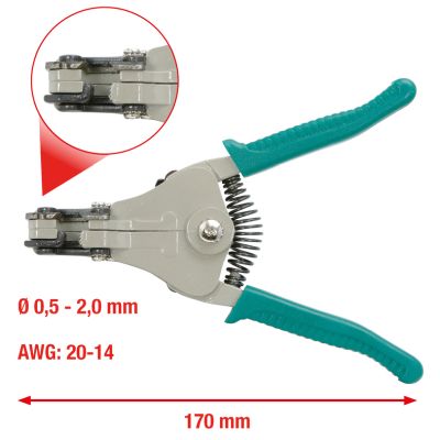 KS TOOLS - 115.1028 - Klešta za skidanje izolacije (Alat, univerzalni)